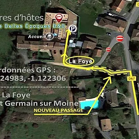 Les Belles Epoques - Proche Puy Du Fou Alojamento de Acomodação e Pequeno-almoço Montfaucon (Gard)
